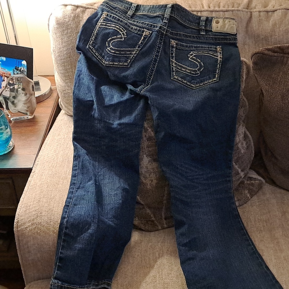 Silver Suki Jeans